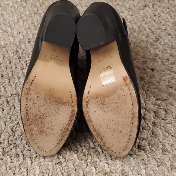 Rag & Bone Black Harrow Bootie with Box 37.5 - Picture 5 of 9